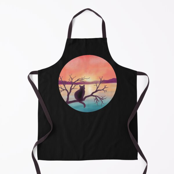 Item preview, Cat watching sunset designed and sold by Becky-Marie.