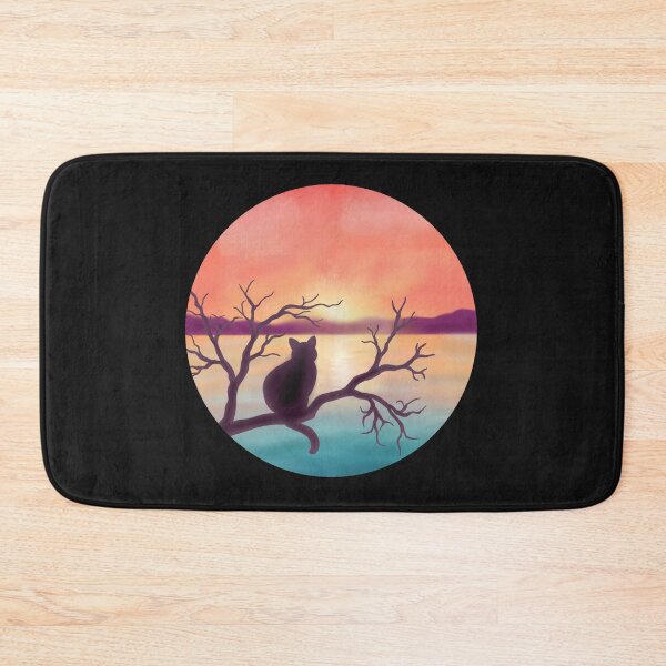 Item preview, Cat watching sunset designed and sold by Becky-Marie.