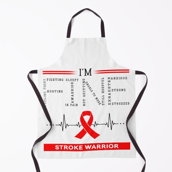 Item preview, I'm Fine Stroke Warrior Support Stroke Awareness Gifts designed and sold by rechardtee.