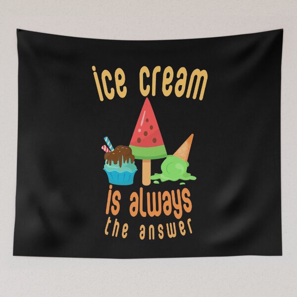 Item preview,   Is Always The Answer Delicious Dessert Gelato Kids Gift designed and sold by TMelonShop.