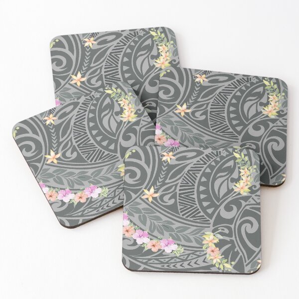 Item preview, Hawaiian Tribal Botanical Tapa Fusion designed and sold by J Marielle Designs.