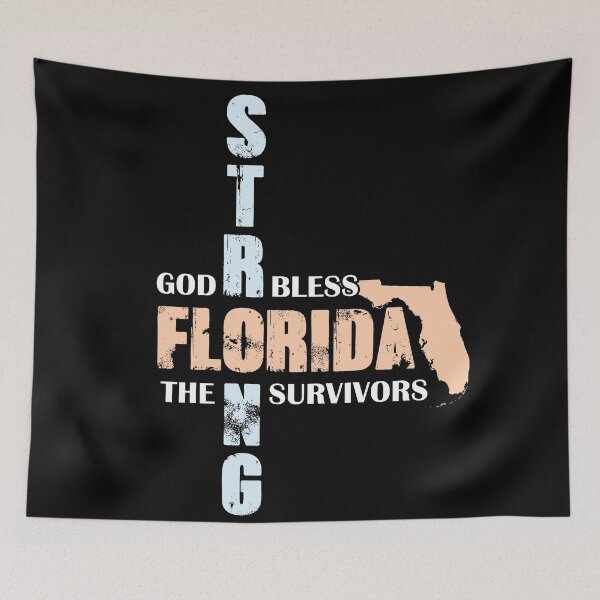Item preview, STRONG FLORIDA - HURRICANE IRMA - GOD BLESS THE SURVIVORS designed and sold by PrinceDesigns.