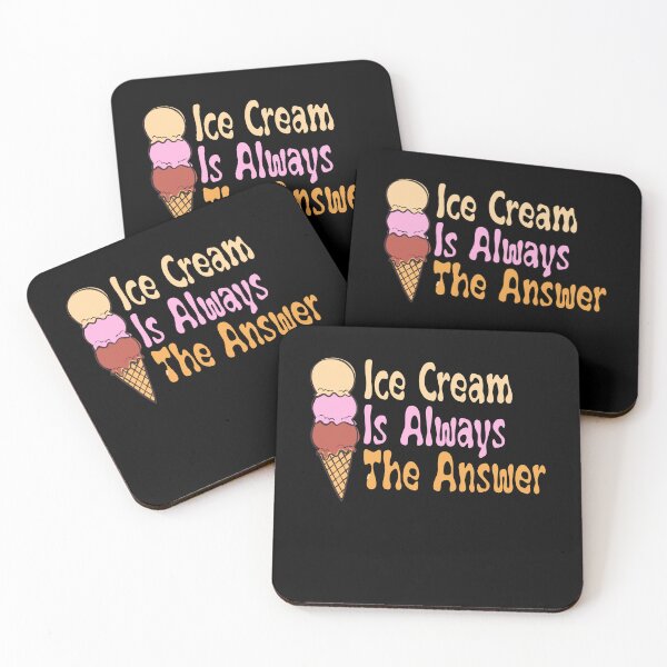 Item preview, Cute Ice Cream Cone Ice Cream Is Always The Answer Kid Women Gift designed and sold by TMelonShop.