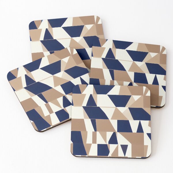 Item preview, Dark and Light Brown Geometric Pattern designed and sold by Evolvity.