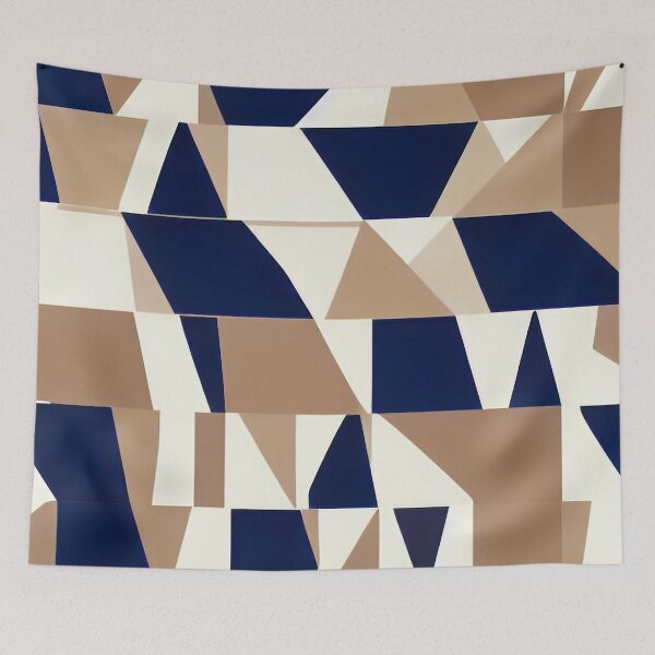Item preview, Dark and Light Brown Geometric Pattern designed and sold by Evolvity.