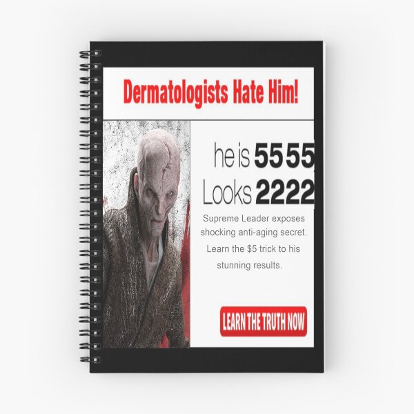 Item preview, Dermatologists hate him - Snoke designed and sold by Manist.