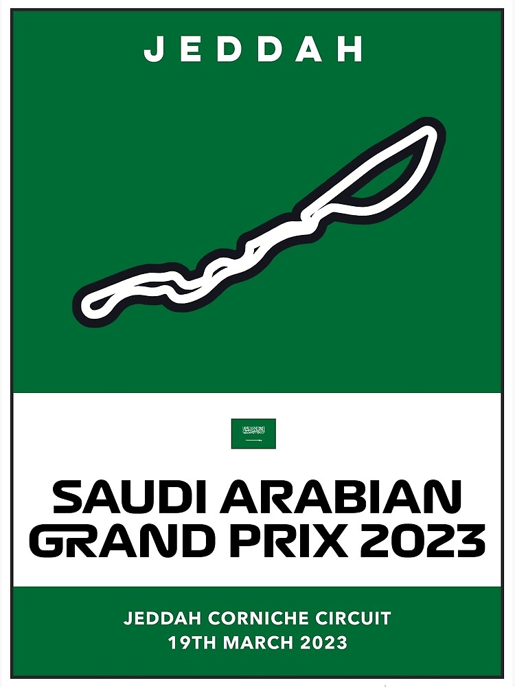 "Saudi Arabian Grand Prix - F1 2023 Poster" Art Print For Sale By ...