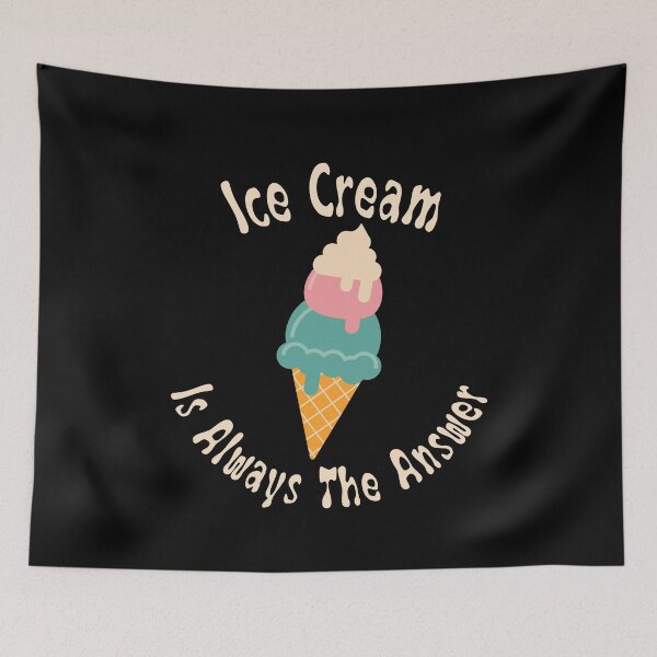 Item preview, Cute Melted Ice Cream Is Always The Answer Kids Girls Women Gift designed and sold by TMelonShop.