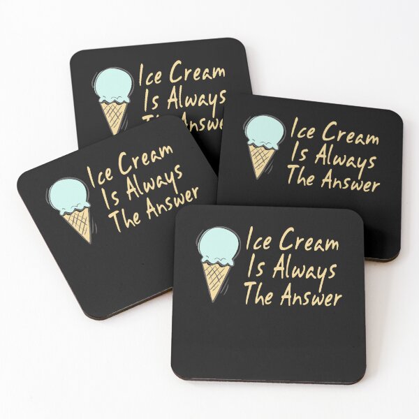 Item preview, Ice Cream Is Always The Answer Sweet Dessert Ice Cream Love Gift designed and sold by TMelonShop.