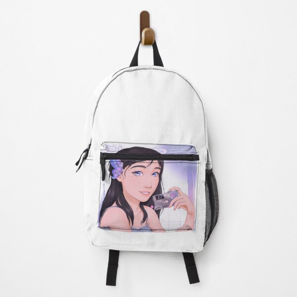Item preview, Anime girl with camera and butterfly designed and sold by aleluya-art.