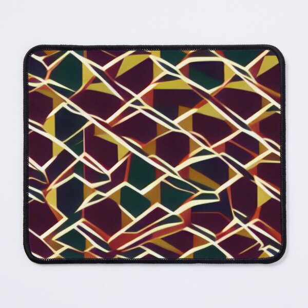 Item preview, Chaotic Dark Pattern with Lines in Brown Black and Yellow Colors designed and sold by Evolvity.