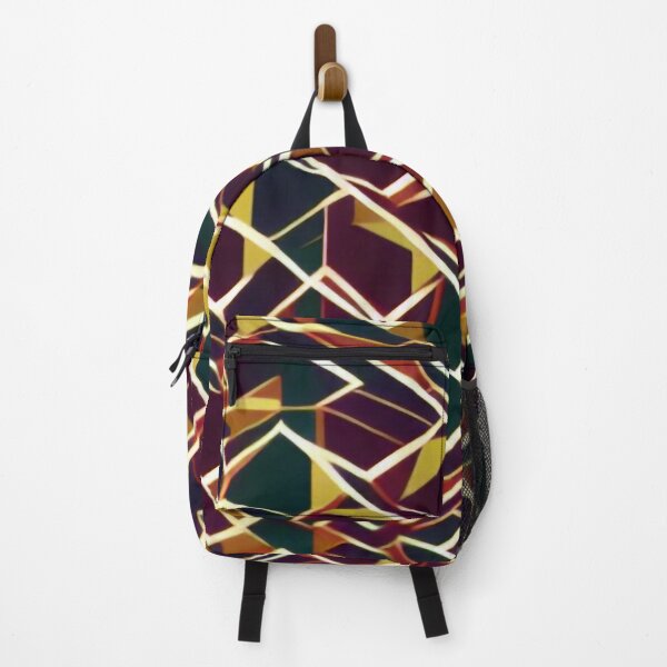 Item preview, Chaotic Dark Pattern with Lines in Brown Black and Yellow Colors designed and sold by Evolvity.