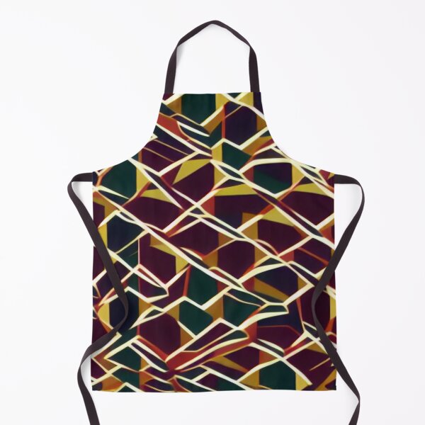 Item preview, Chaotic Dark Pattern with Lines in Brown Black and Yellow Colors designed and sold by Evolvity.