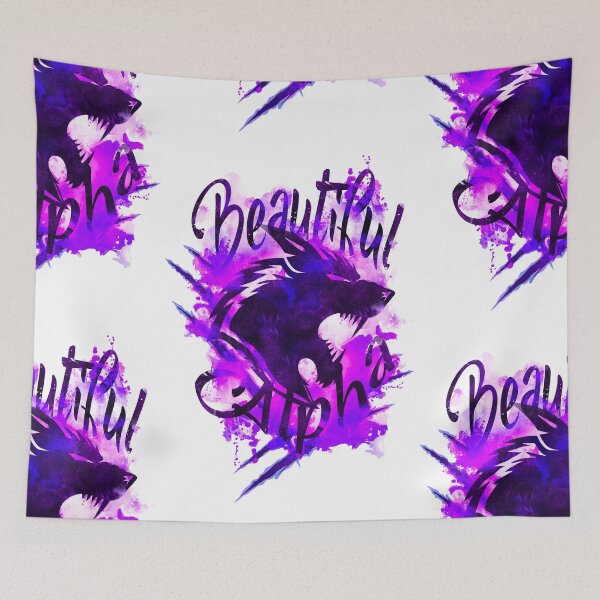 Item preview, Beautiful Alpha Wolf Purple designed and sold by MandyRosko.
