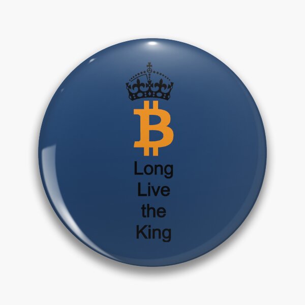 Item preview, Long Live the King Bitcoin BTC Black All Vertical Text designed and sold by Mindi Maxine.