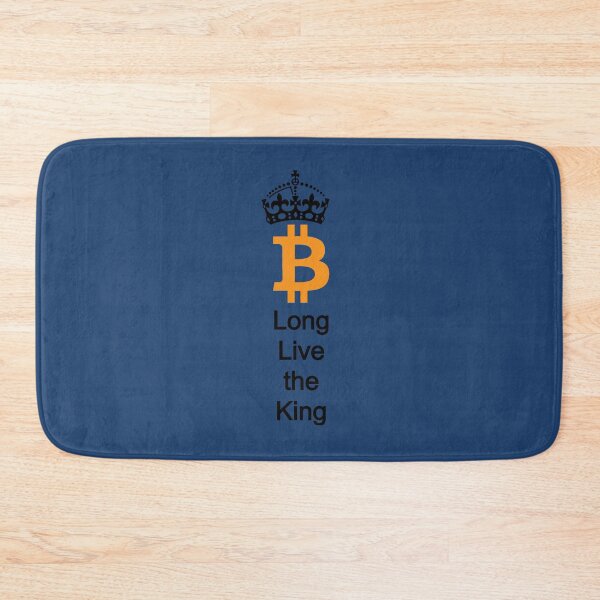 Item preview, Long Live the King Bitcoin BTC Black All Vertical Text designed and sold by Mindi Maxine.