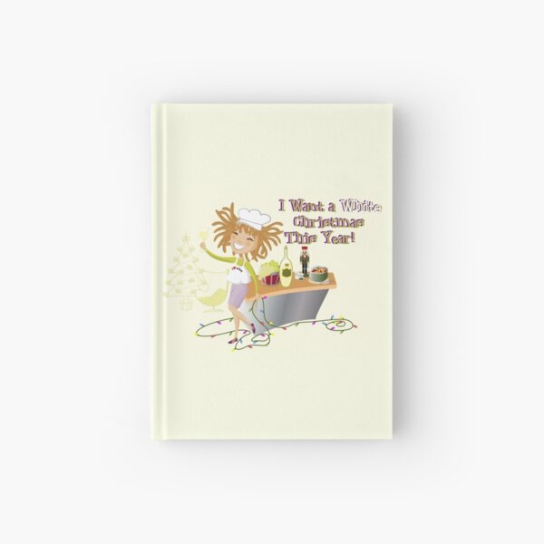 White Christmas Hardcover Journal
