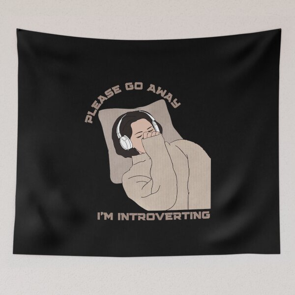 Item preview, Please Go Away I'm Introverting Funny Gifts For Introverts designed and sold by nquestiaa.
