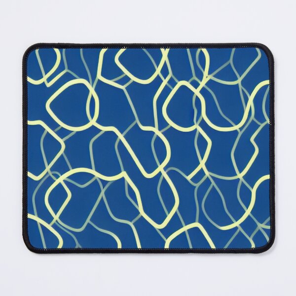 Item preview, Mysterious Pattern With Chaotic Lines on Dark Blue Background  designed and sold by Evolvity.