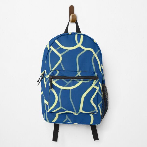 Item preview, Mysterious Pattern With Chaotic Lines on Dark Blue Background designed and sold by Evolvity.