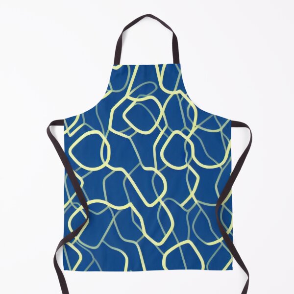 Item preview, Mysterious Pattern With Chaotic Lines on Dark Blue Background designed and sold by Evolvity.