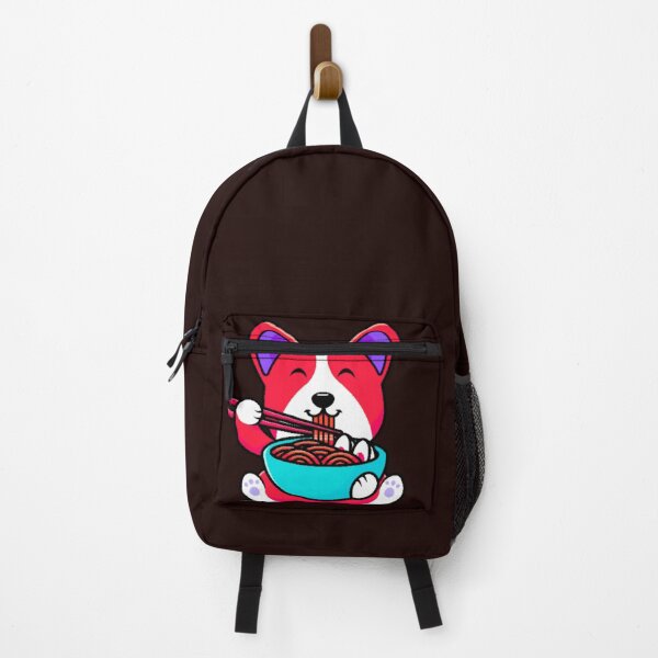 Item preview, Cute Corgi Dog Eating Ramen designed and sold by TheCatmeow2000.
