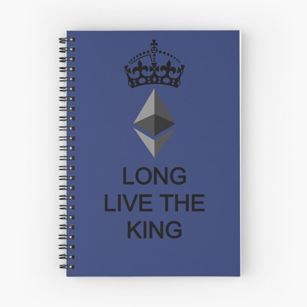 Item preview, Long Live the King Etheruem Eth Black All Caps designed and sold by Mindi Maxine.