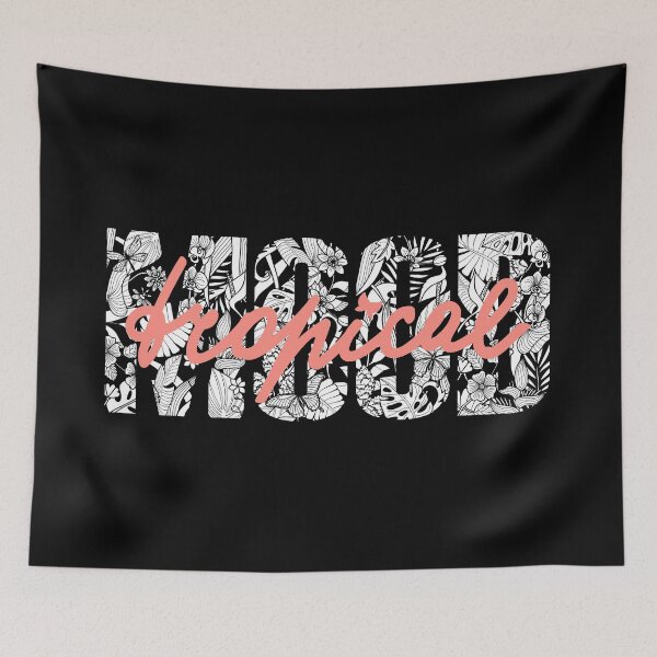 Item preview, Mood Tropical Design Text Collection designed and sold by Josan Store.