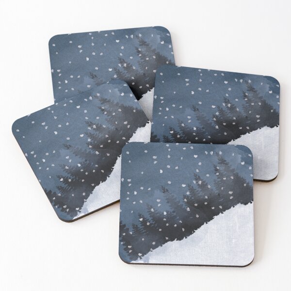 Item preview, Snowing drawing on canva designed and sold by Durgaa D.