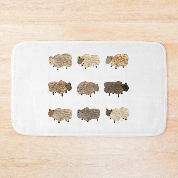 Item preview, Cute rustic sheep for eco friendly sustainable farming friends. Caroline Laursen original designed and sold by Caroline Laursen.