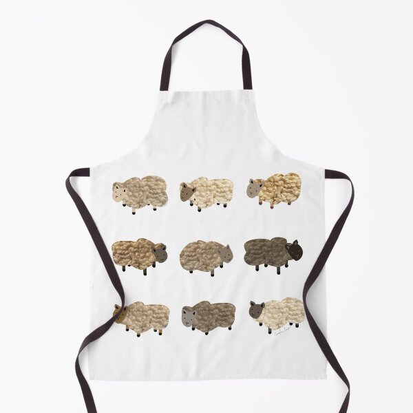 Item preview, Cute rustic sheep for eco friendly sustainable farming friends. Caroline Laursen original designed and sold by Caroline Laursen.