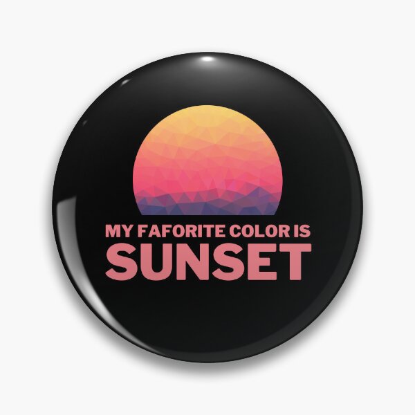 Item preview, My Favorite Color is Sunset designed and sold by Oxanashekh.
