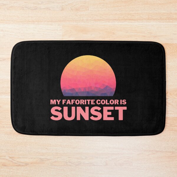 Item preview, My Favorite Color is Sunset designed and sold by Oxanashekh.