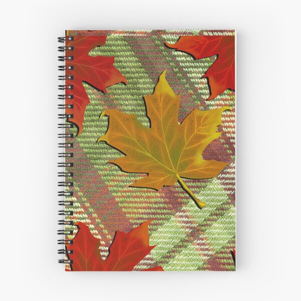 Item preview, Fall Plaid Colorful Leaves Autumn designed and sold by tamdevo1.