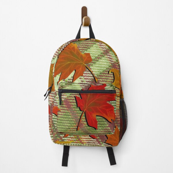 Item preview, Fall Plaid Colorful Leaves Autumn designed and sold by tamdevo1.