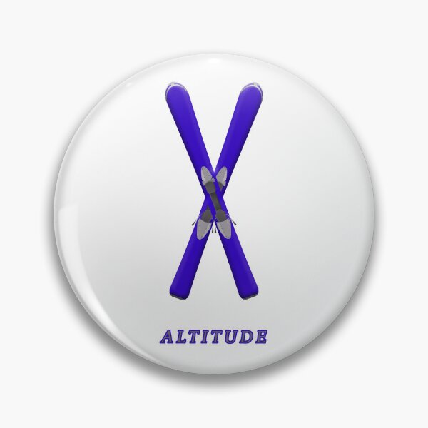 Item preview, Altitude Blue Skis designed and sold by janraydesigns.