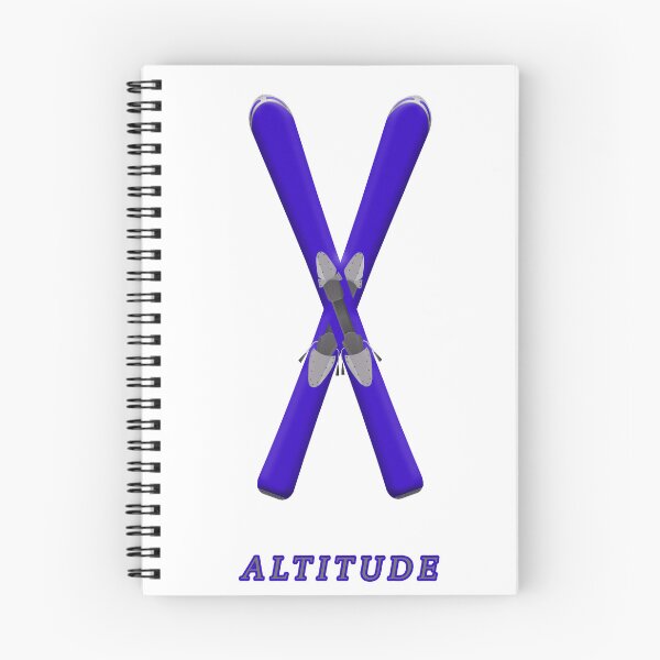 Item preview, Altitude Blue Skis designed and sold by janraydesigns.