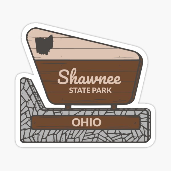 Item preview, Shawnee State Park Ohio Entrance Welcome Sign OH designed and sold by palmettodigital.