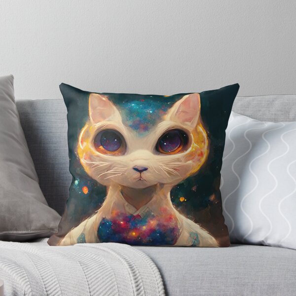 Item preview, Intergalactic Cat Canvas designed and sold by Delirium Prints.