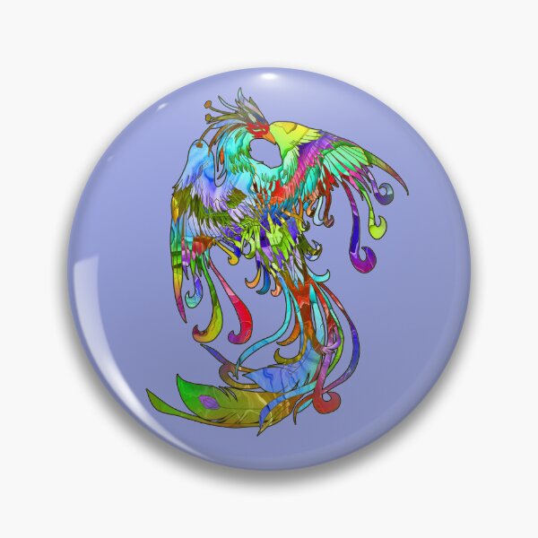 Item preview, Colorful Phoenix Rising from the Ashes designed and sold by LaRoach Digital Arts.