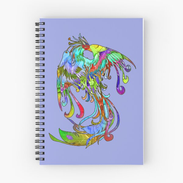 Item preview, Colorful Phoenix Rising from the Ashes designed and sold by LaRoach Digital Arts.