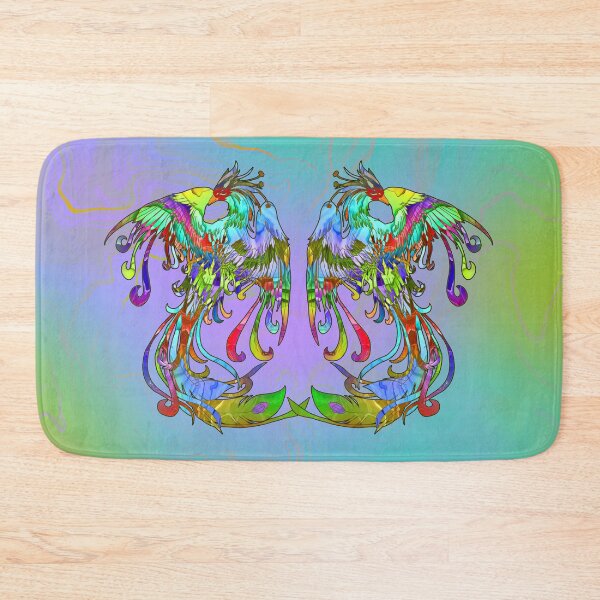 Item preview, Colorful Phoenix Rising from the Ashes designed and sold by LaRoach Digital Arts.