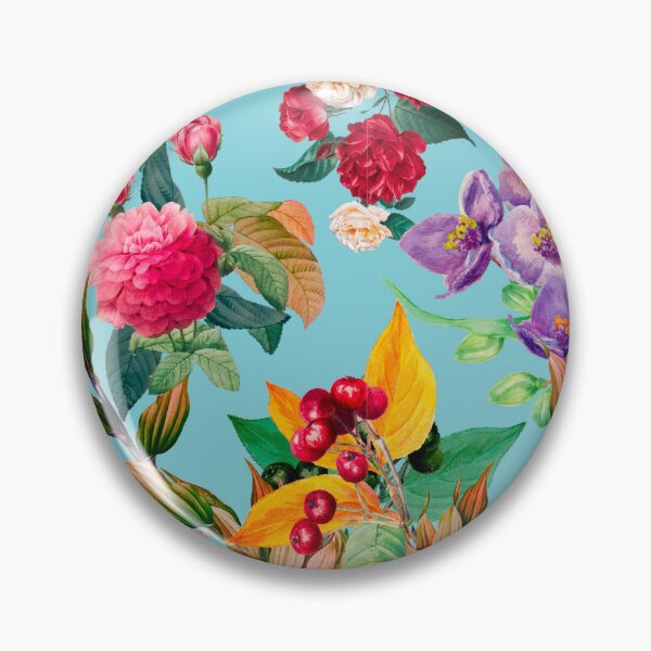 Item preview, Trendy Flowers in a diamond floral pattern, decorative pattern, modern design, flowers repeat pattern, baby blue floral   designed and sold by ZeinabTaha.