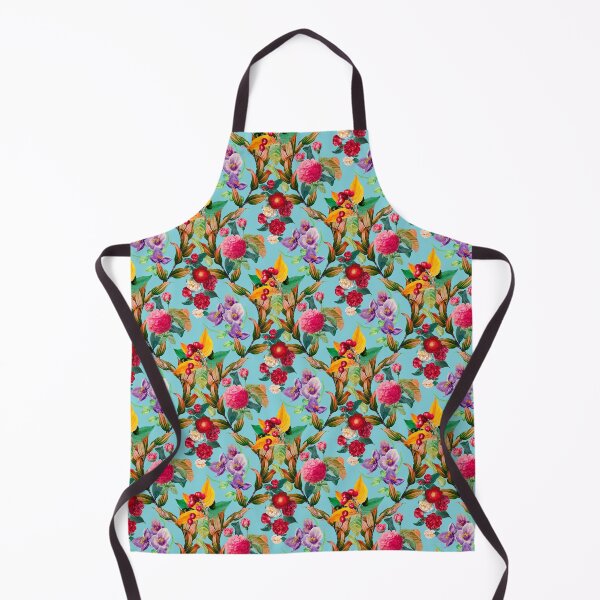 Item preview, Trendy Flowers in a diamond floral pattern, decorative pattern, modern design, flowers repeat pattern, baby blue floral   designed and sold by ZeinabTaha.