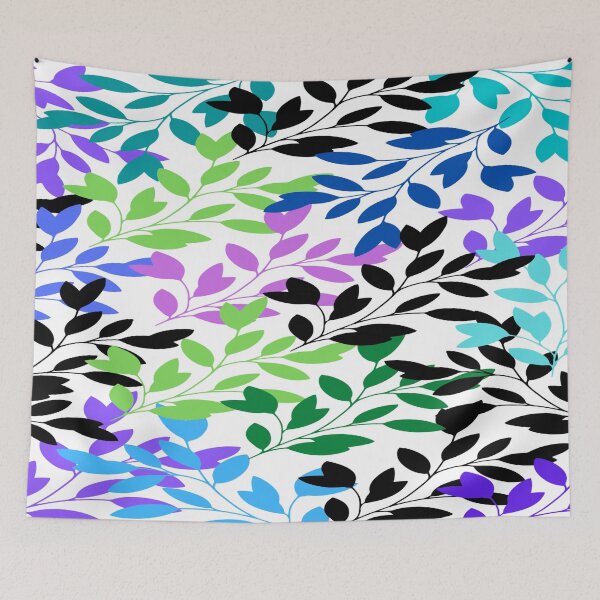 Item preview, Colorful leaf collage designed and sold by calibrit.