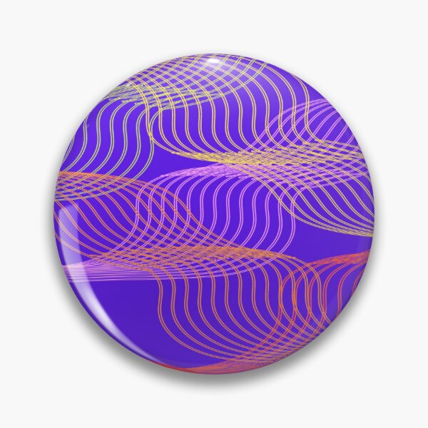 Item preview, Neon Wire Wave Pattern designed and sold by calibrit.