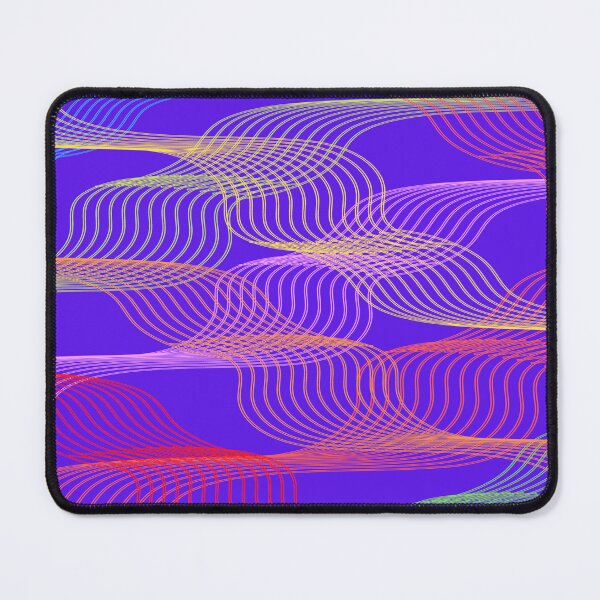 Item preview, Neon Wire Wave Pattern designed and sold by calibrit.
