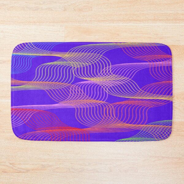 Item preview, Neon Wire Wave Pattern designed and sold by calibrit.