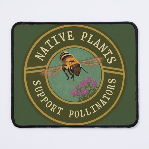 Item preview, Native plants support pollinators designed and sold by Sadhbh rua.