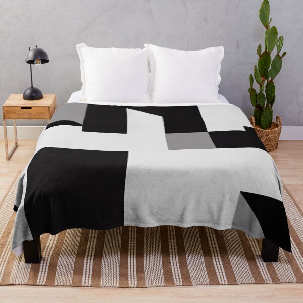 Item preview, Abstract Geometric Design in Black and Shades of Grey designed and sold by NECHSTORE.